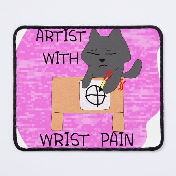 Item preview, Artist with wrist pain designed and sold by Firefly Kitty.
