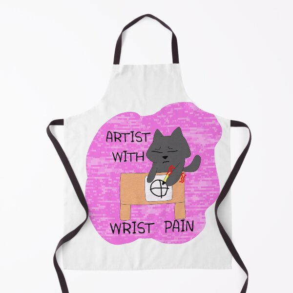 Item preview, Artist with wrist pain designed and sold by Firefly Kitty.