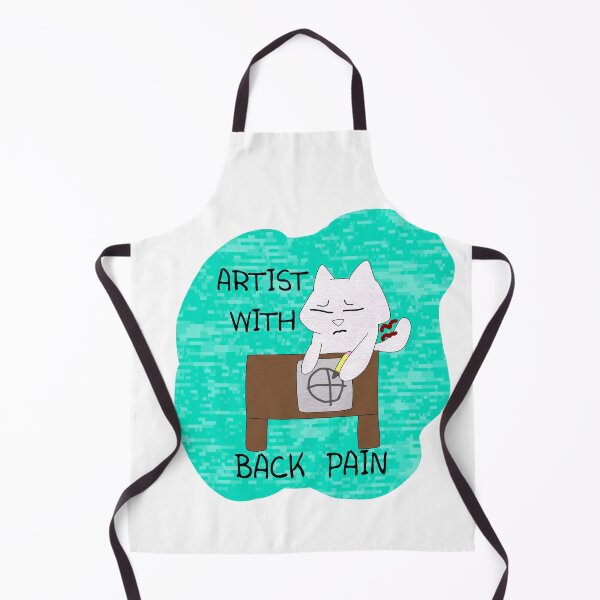 Item preview, Artist with back pain designed and sold by Firefly Kitty.