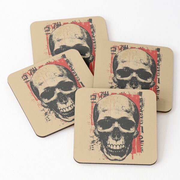 Item preview, Vintage Grunge Industrial Skull Horror Art designed and sold by ERODED SELF.