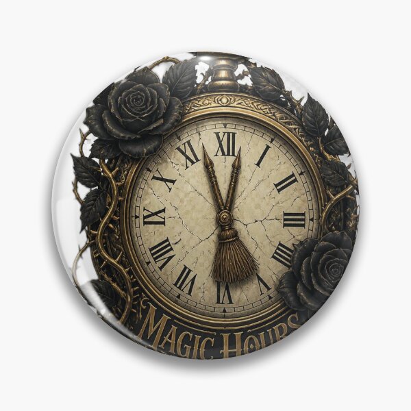Item preview, Magic Hours Gothic Pocket Watch Halloween Design designed and sold by Infinityspark.