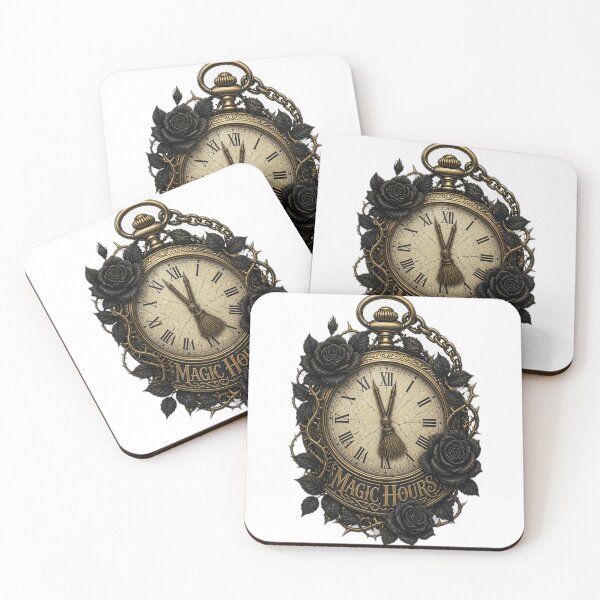 Item preview, Magic Hours Gothic Pocket Watch Halloween Design designed and sold by Infinityspark.