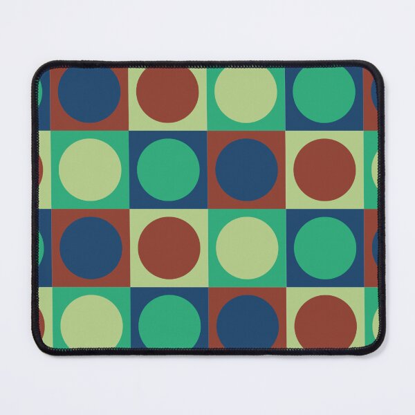 Item preview, Geometric Design Squares Circles with muted colors designed and sold by AndysTeeShop.