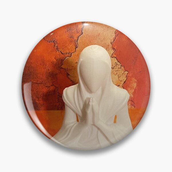 Item preview, White monk designed and sold by ArtbyDeeDeeO.