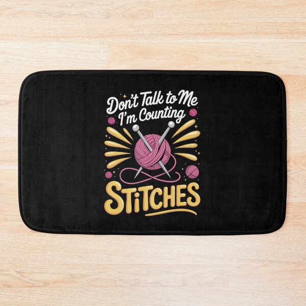 Item preview, Don’t Talk to Me I’m Counting Stitches designed and sold by jkrphoto.