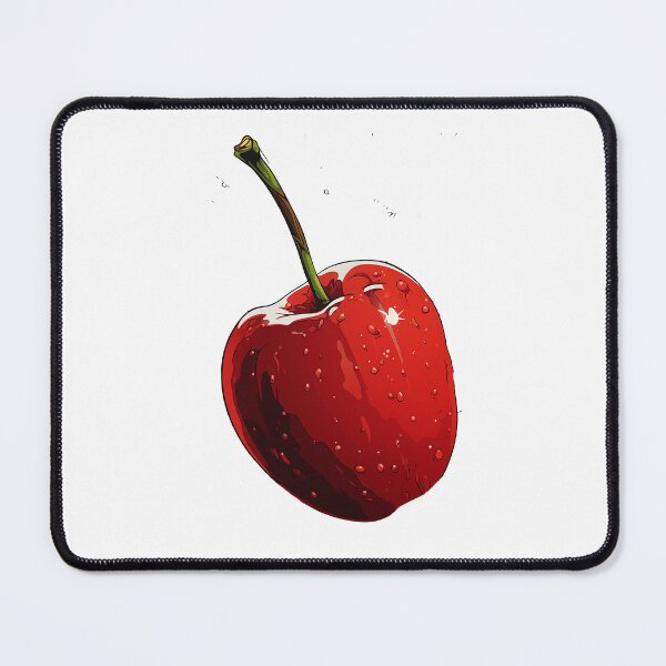 Item preview, Glossy Red Cherry Illustration designed and sold by Roadlight Photography .