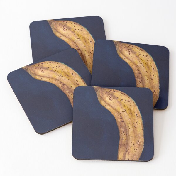 Item preview, Ripe Banana Still Life: Watercolour and Gouache Study designed and sold by ArithraStudio.