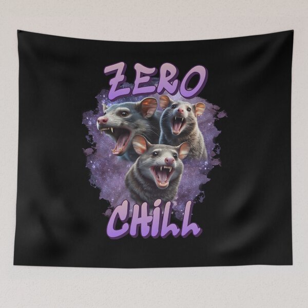 Item preview, Zero Chill Possum screaming meme Vintage Bootleg   designed and sold by aynorsadier.