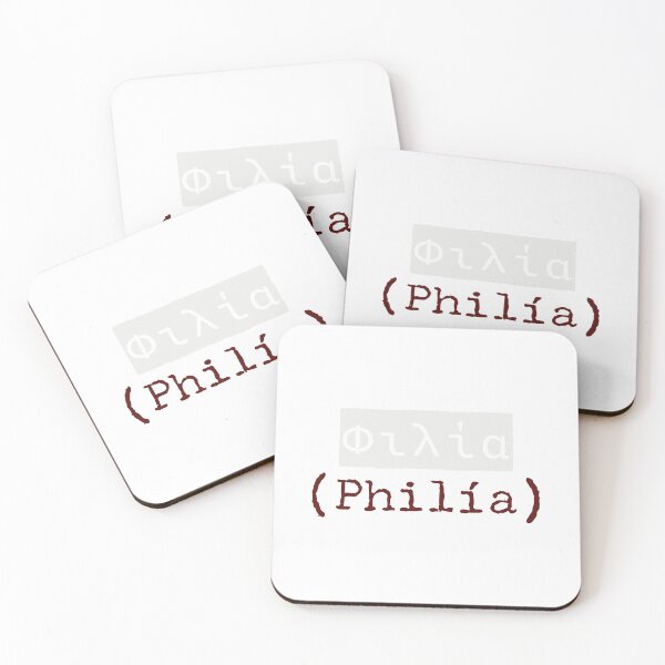 Item preview, ΦΙΛΙΑ (Philía) – The Greek Word for Friendship designed and sold by silviaxe.