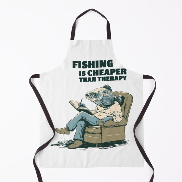 Item preview, Fishing is Cheaper Than Therapy designed and sold by TeeMax01.