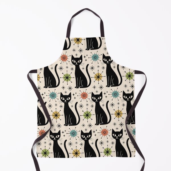 Item preview, Retro Vintage Atomic 1950s Cat Pattern designed and sold by tonymagnerart.