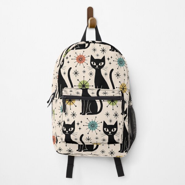 Item preview, Retro Vintage Atomic 1950s Cat Pattern designed and sold by tonymagnerart.