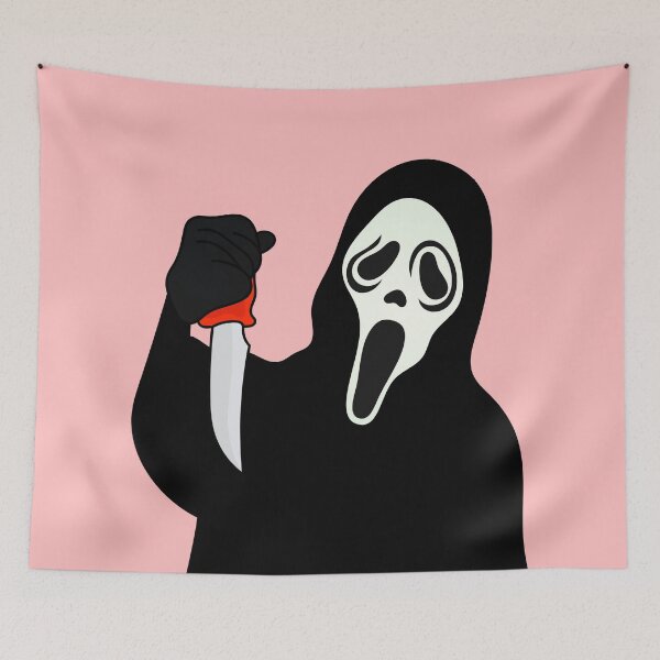 Item preview, Ghostface Scream - Halloween Horror Movie Killer Mask Knife Spooky Scary Horror designed and sold by DibujandoPorfa.