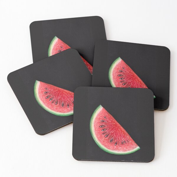 Item preview, Watermelon Slice Still Life: Watercolour and Gouache Study designed and sold by ArithraStudio.