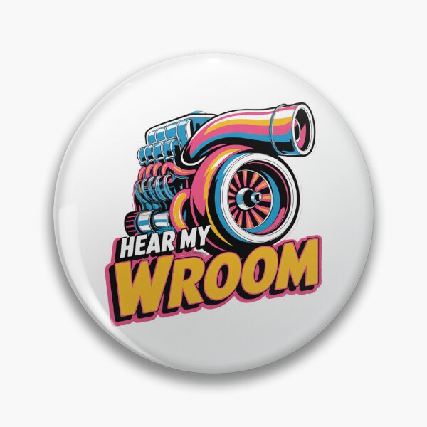 Item preview, Hear My Wroom Funny Car Engine Pop Art Design designed and sold by LittleDyzell.