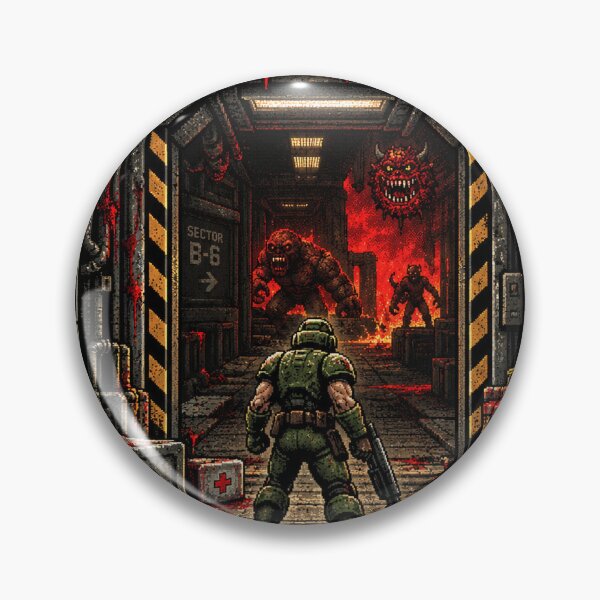 Item preview, HELL ONLINE – DOOM 1993 Retro FPS Homage designed and sold by Cohaagens Bazaar.