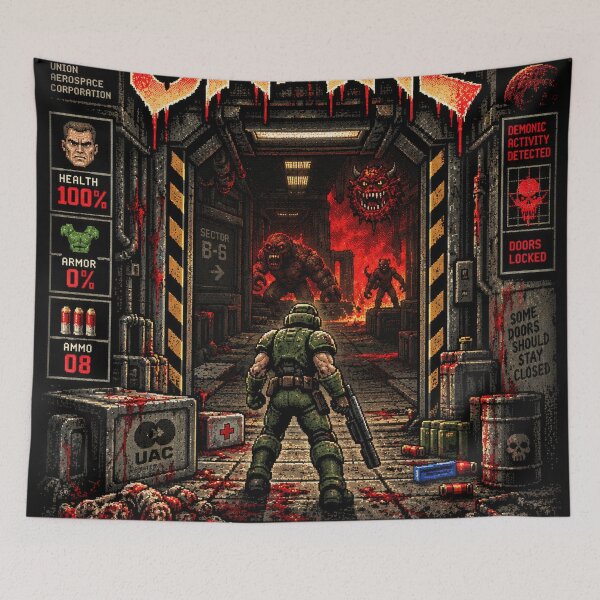 Item preview, HELL ONLINE – DOOM 1993 Retro FPS Homage designed and sold by Cohaagens Bazaar.