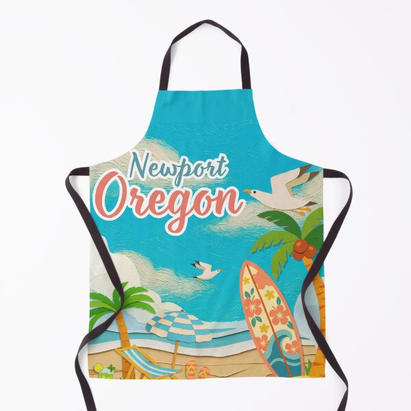 Item preview, Newport Oregon Beach Design | Textured Painterly Summer Vacation Art designed and sold by DonnaRaine.