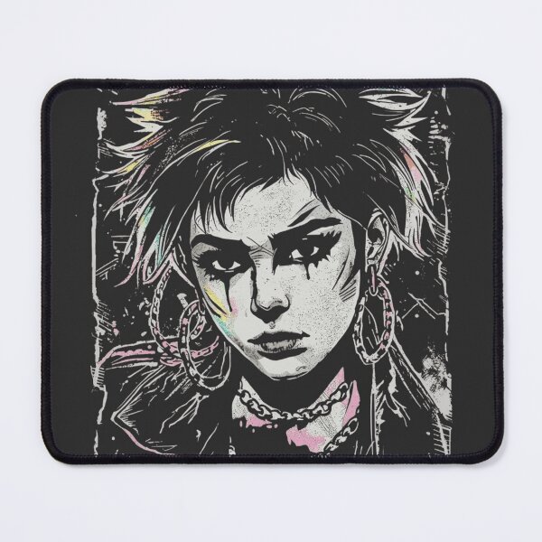 Item preview, 80s Punk Goth Girl Edgy Streetwear Graphic designed and sold by ERODED SELF.