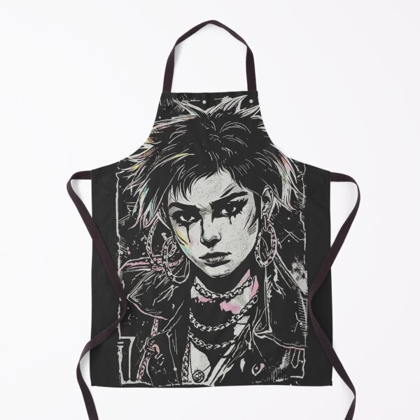 Item preview, 80s Punk Goth Girl Edgy Streetwear Graphic designed and sold by ERODED SELF.