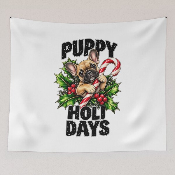 Item preview, Frenchie Puppy Holidays designed and sold by MackandTeez.