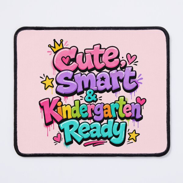 Item preview, Cute, Smart & Kindergarten Ready – Colorful Back to School designed and sold by MomParentADHD.