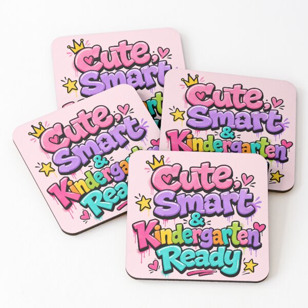 Item preview, Cute, Smart & Kindergarten Ready – Colorful Back to School designed and sold by MomParentADHD.