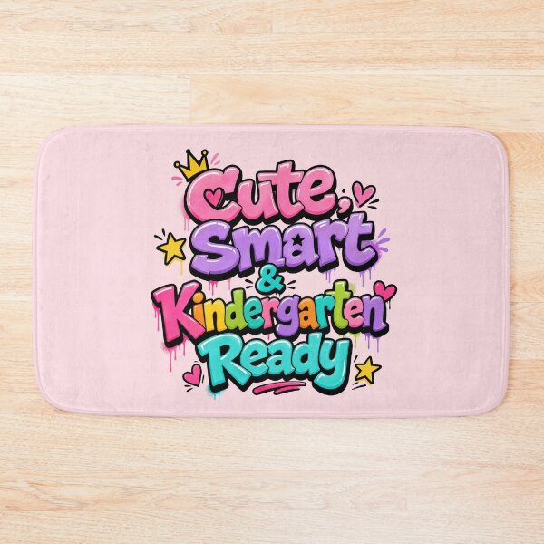 Item preview, Cute, Smart & Kindergarten Ready – Colorful Back to School designed and sold by MomParentADHD.