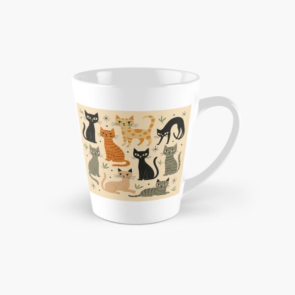 Item preview, Retro Vintage 1950s Cat Pattern designed and sold by tonymagnerart.