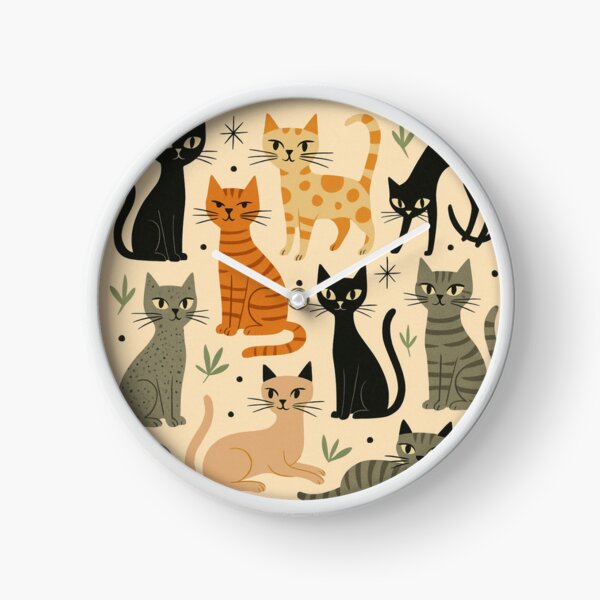 Item preview, Retro Vintage 1950s Cat Pattern designed and sold by tonymagnerart.