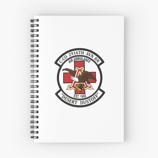 Item preview, C-Co 2916th AVN BN "Desert Dustoff" Air Ambulance Emblem designed and sold by CharlieDesings.