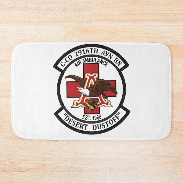 Item preview, C-Co 2916th AVN BN "Desert Dustoff" Air Ambulance Emblem designed and sold by CharlieDesings.