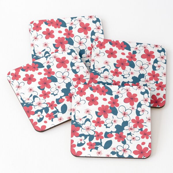 Item preview, Abstract Sakura Floral Pattern designed and sold by DesignedOutside.