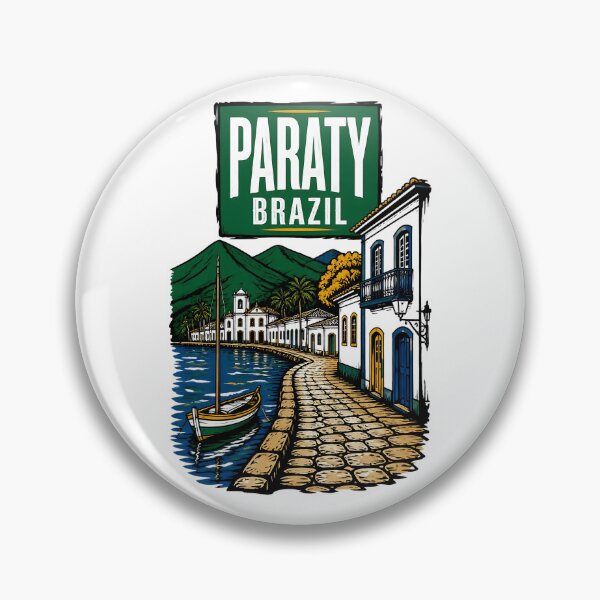 Item preview, Paraty Brazil Vintage Travel Tourism designed and sold by TravelersGems.