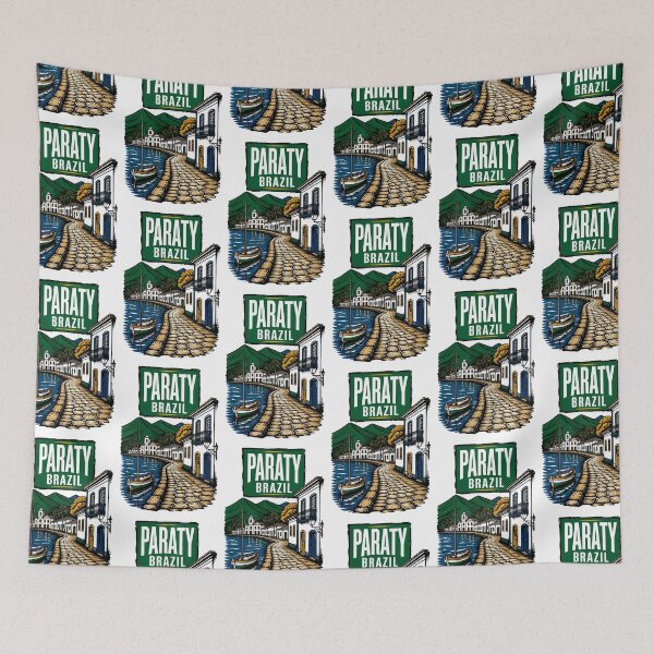 Item preview, Paraty Brazil Vintage Travel Tourism designed and sold by TravelersGems.
