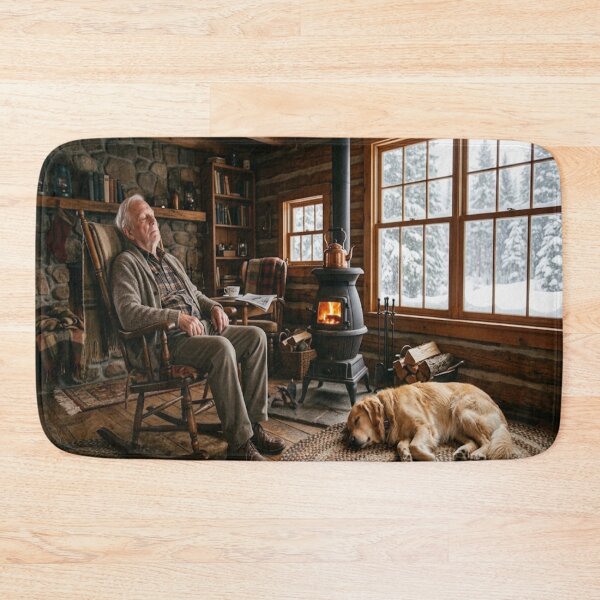 Item preview, Snowy afternoon nap designed and sold by GAWPAWshop.