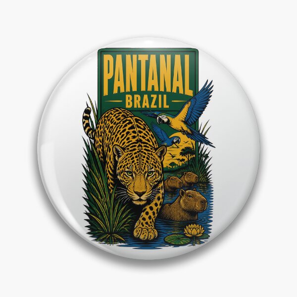 Item preview, Pantanal Brazil Vintage Travel Tourism designed and sold by TravelersGems.