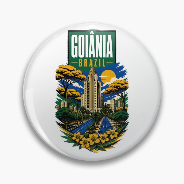 Item preview, Goiania Brazil Vintage Travel Tourism designed and sold by TravelersGems.