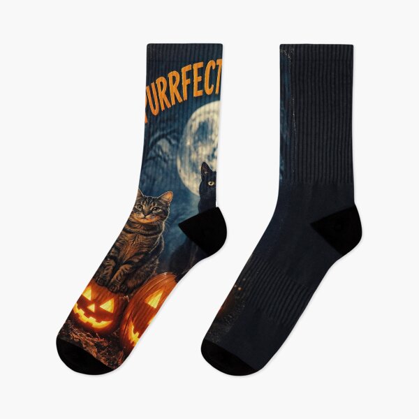 Item preview, Purrfectly Spooky Cats Halloween Full Moon designed and sold by Infinityspark.