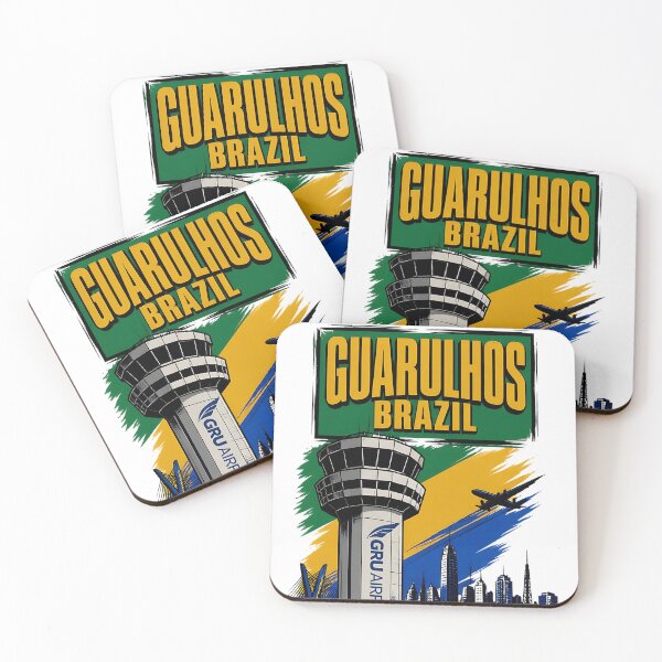 Item preview, Guarulhos Brazil Vintage Travel Tourism designed and sold by TravelersGems.