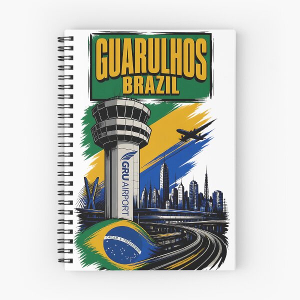 Item preview, Guarulhos Brazil Vintage Travel Tourism designed and sold by TravelersGems.