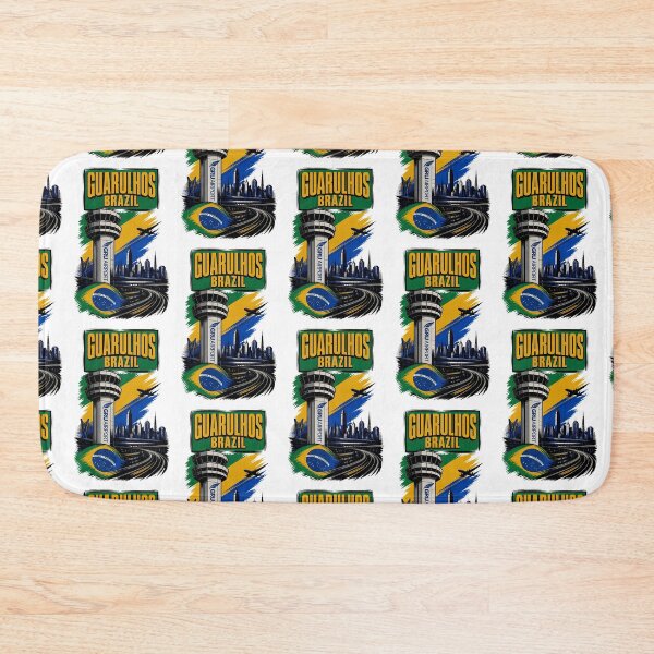 Item preview, Guarulhos Brazil Vintage Travel Tourism designed and sold by TravelersGems.