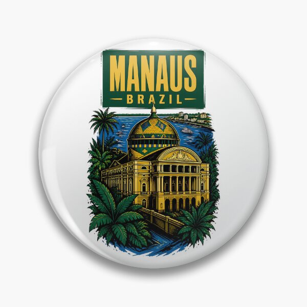 Artikelvorschau, Manaus, Brasilien – Vintage-Reisen und Tourismus entworfen und verkauft von TravelersGems.