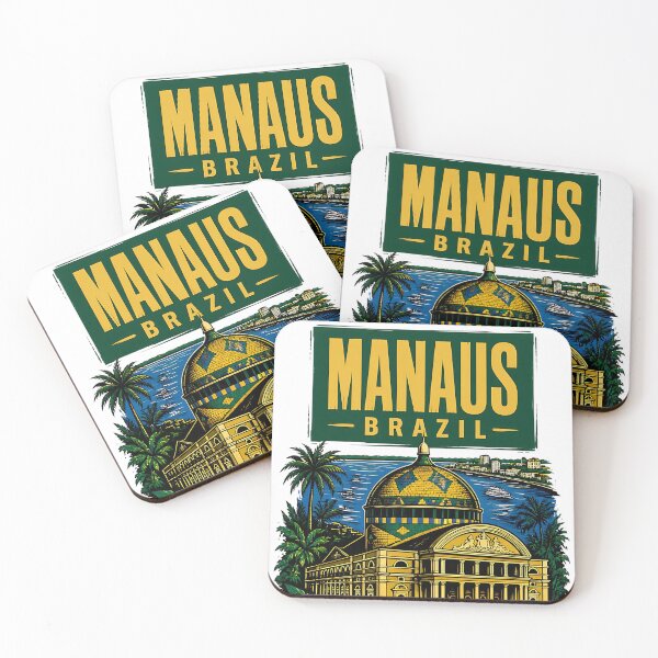 Item preview, Manaus Brazil Vintage Travel Tourism designed and sold by TravelersGems.