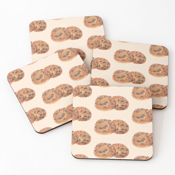 Item preview, Chocolate Chip Cookies Watercolor – Cozy Dessert Food Illustration designed and sold by Lyannaadesign.
