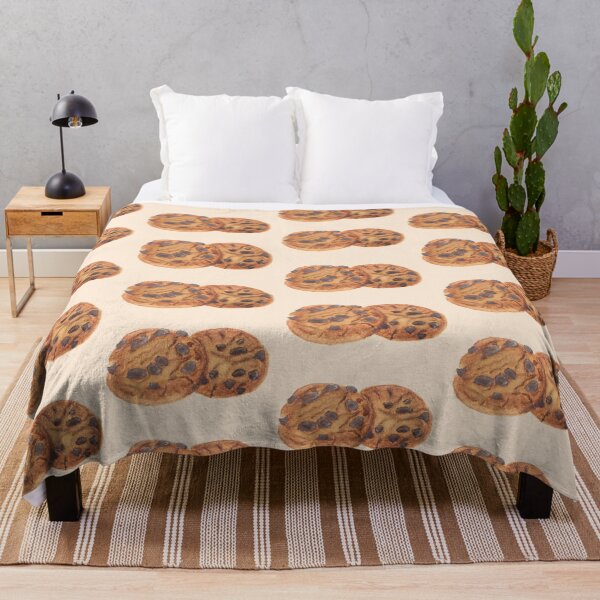 Item preview, Chocolate Chip Cookies Watercolor – Cozy Dessert Food Illustration designed and sold by Lyannaadesign.