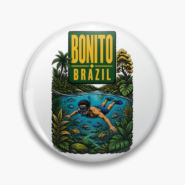 Item preview, Bonito Brazil Vintage Travel Tourism designed and sold by TravelersGems.
