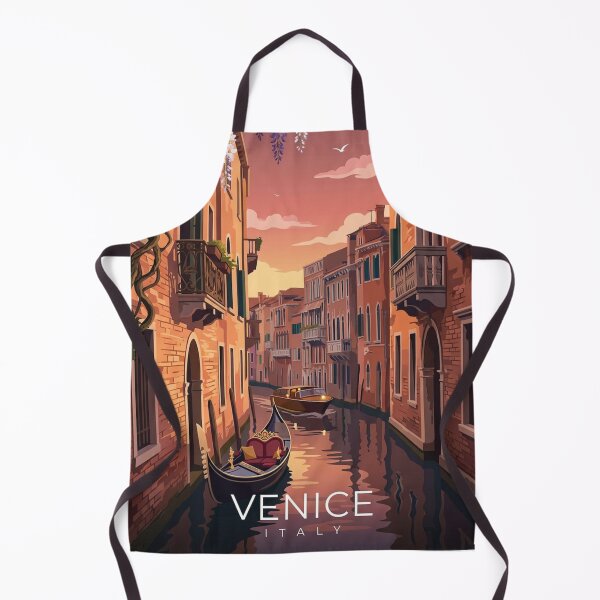 Item preview, Venice Italy Original Custom Vintage Poster Wall Art Design Pillow Gift designed and sold by Cool Robot Bro..