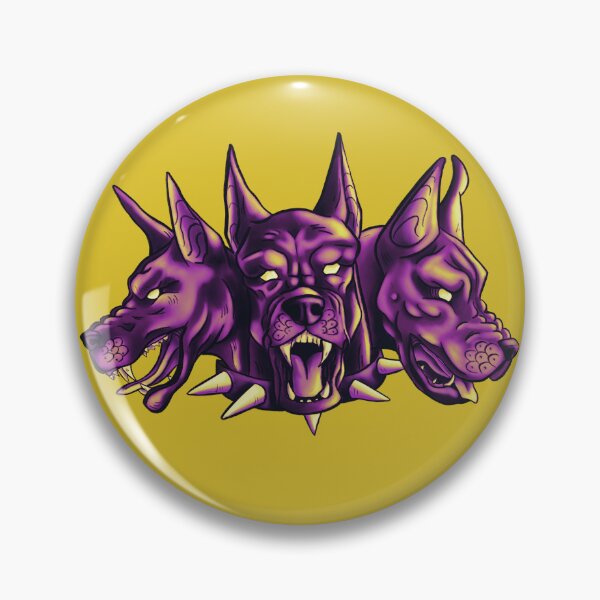 Item preview, Purple Cerberus Design (no pattern) designed and sold by AnubisAltarArt.