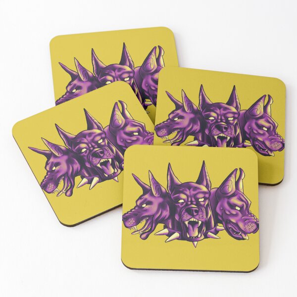 Item preview, Purple Cerberus Design (no pattern) designed and sold by AnubisAltarArt.
